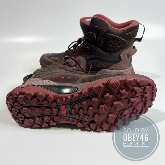 VANS MTE Crestline GORE-TEX Boots Bitter Chocolate Brown GTX Men's Size 10 - Picture 6 of 7